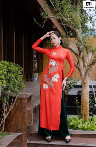 Áo Dài Lụa Satin | Thaooliver