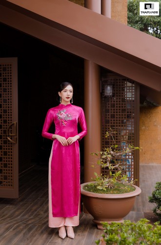 Áo Dài Lụa Trơn | Thaooliver