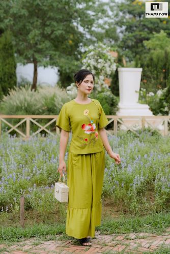 Set Bộ Đũi Thêu Hoa | Thaoolive