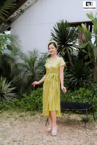 Váy Lụa Thêu Hoa Quỳnh | Thaoolive